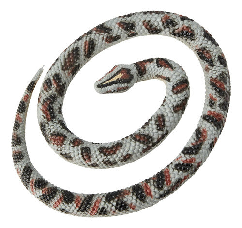 Serpiente De Goma Rock Python, Regalo Educativo 66 Cm 0