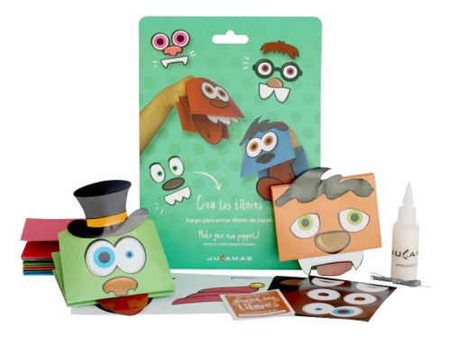 Kit Crea Tus Títeres - Juego Artístico Didáctico Infantil 0