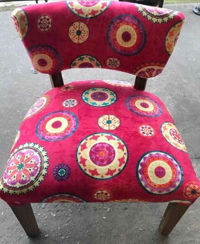 Mundo Almohadón Matero Armchairs, Printed Corduroy 0