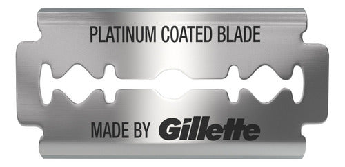 Filos Platinum X5 Gillette Para Máquina Afeitar Tradicional 1