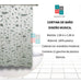 Modern PVC Shower Curtain Design with Metal Rings and Anti-mold Protector 14