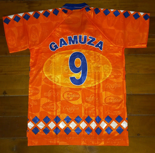 1997/1998 Cebollitas #9 Gamuza Olan Brand Football Shirt 1