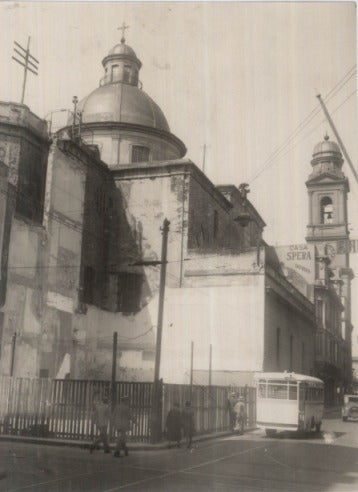 Montevideo Antiguo - Catedral En Año 1920 - Lámina 45x30 Cm. 1