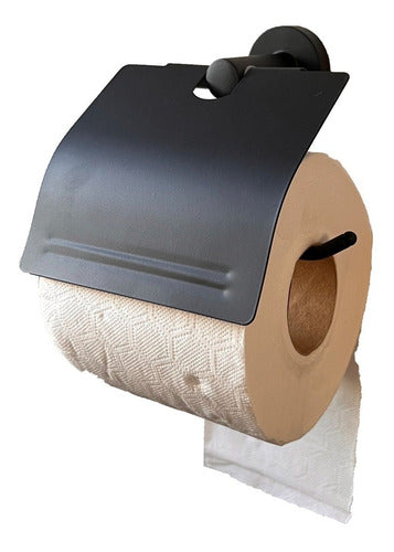 Aries Porta Rollo Papel Higienico M-2205negro 0