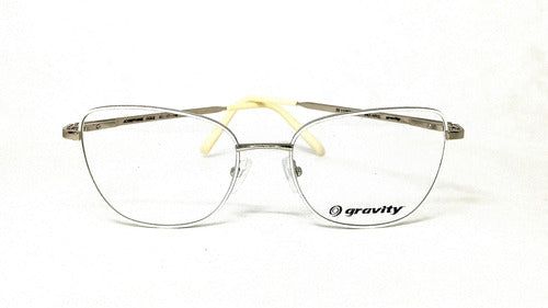 Gravity Josephine Beige Metal Prescription Glasses 0