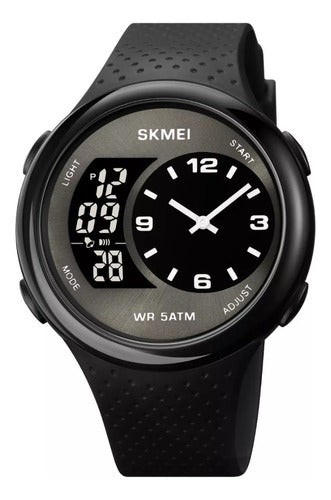 Reloj Skmei 1899 Negro Deportivo Digital Y Agujas Sumergible 0