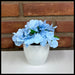 Benabi Artificial Plant with Plastic Pot - Hydrangeas Decoration 7