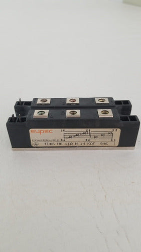 Eupec Isopack Poweblock Tiristor-diodo / Tiristor-tiristor 1