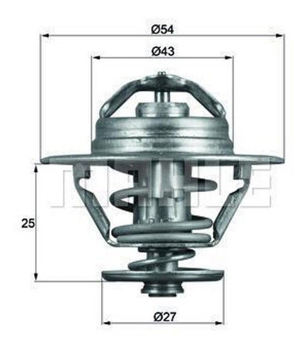 Mahle Thermostat Fiat Ducato 2.5D 0