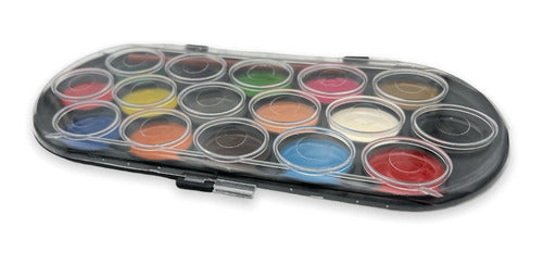 Watercolor Painting 16 Colors + Brush Pack of 4 1