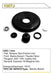 Bendix Bosch Complete Brake Servo Repair Kit for Fiat Uno - XX 1007J 2