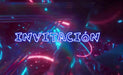 Fluorescent Neon Video Invitation - Thiago Model 0
