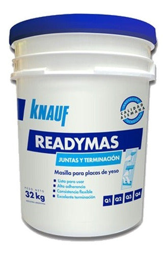 Knauf Masilla Readymas Juntas Y Terminación 17 Kg 0