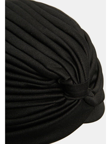 Chic Black Jersey Turban Headwrap by Miscellaneous By CAFF 14