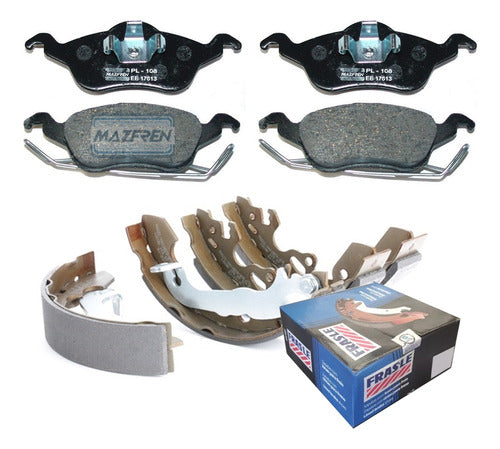 Kit Cintas De Freno Y Pastillas P/ Ford Focus One 0