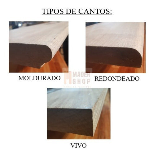 Desayunador-tabla-barra- Madera Pino Sin Nudos - Mader Shop 3