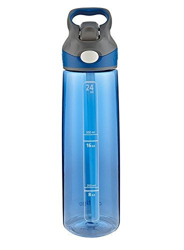 Contigo Autospout Straw Addison Water Bottle, 24oz, Mónaco 0