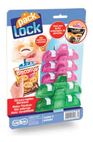 Prendedor De Embalagem Pack Lock - C/5 Un 0