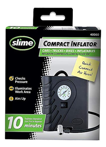 Slime Inflador De Neumáticos 40060, Compresor De Aire De Automóvil Compacto 1