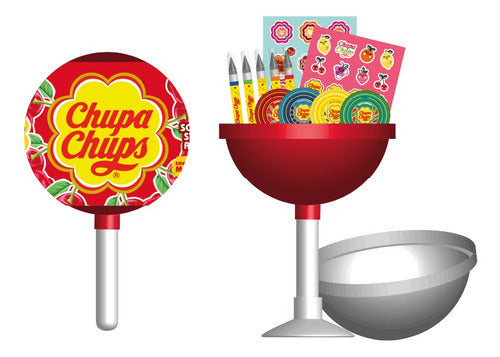 Set De Papeleria Con Stickers Chupa Chups 0