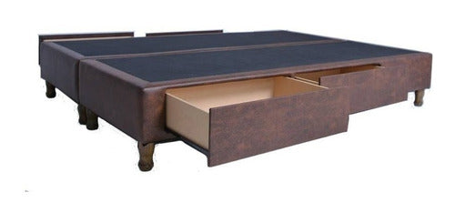 TU MEJOR SOMMIER Cama Con 2 Cajones, Plaza 1/2 90 X 190 Cm 3