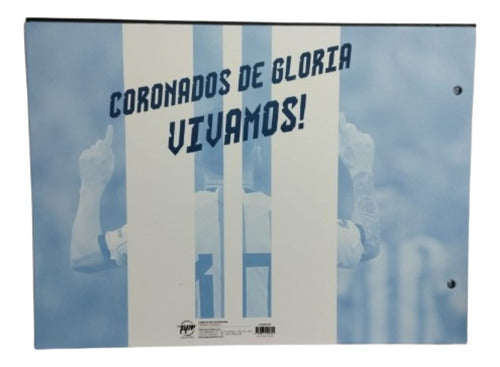 PPR Carpeta N° 5 Dibujo Dos Tapas Cartone Messi Campeon Arg 1