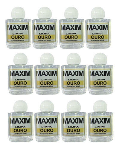 Kit 20 Limpa Jóias Verdadeiras Ouro Puro 18k Maxim 40ml 0