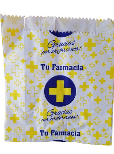 Bolsas De Papel Para Farmacias 15cm X 25 Cm 3