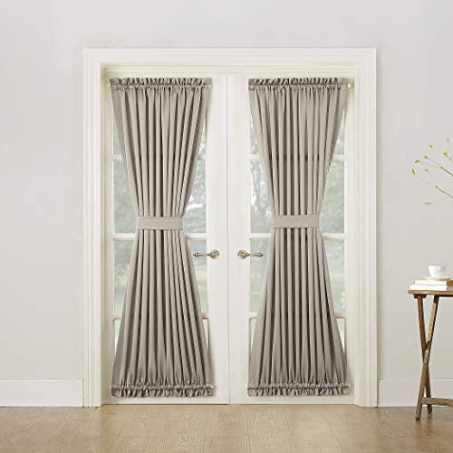 Sun Zero Energy Efficient Door Panel Curtain with Tie Back 4