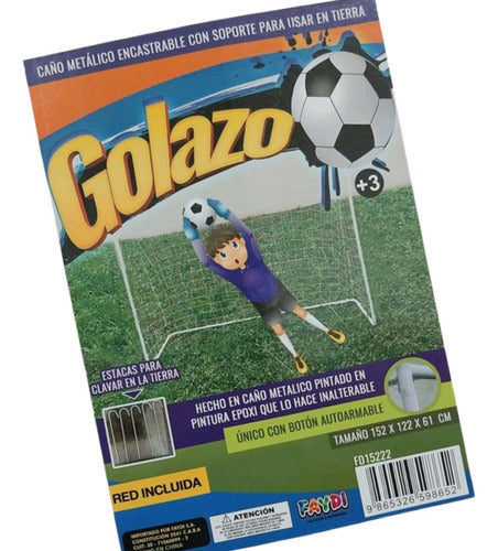 Juego Arco De Futbol Faydi Fd15222h 0