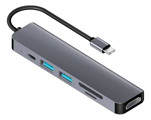 Btstring Hub Usb C, 6 En 1 Tipo C A Hdmi Adaptador Multipuer 0