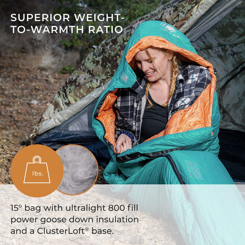 Hyke & Byke Eolus - Hydrophobic Goose Down Sleeping Bag 1