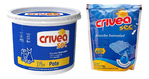 Crivea Humidity Absorber Pot + Refill 175g 0