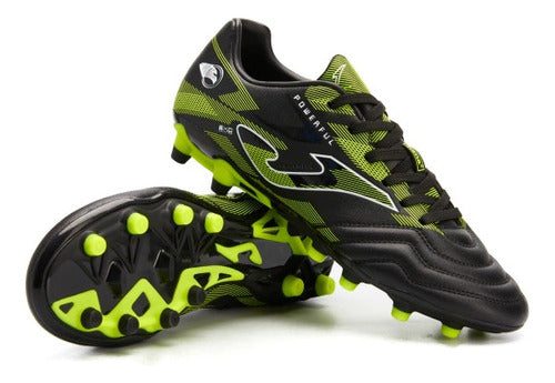 Joma Botines Powerful FG F11 Cuero Cocidos Premium Fullsalas 2