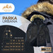 Men's Winter Parka Jacket, Lined with Gabardine, Fur Hood 8