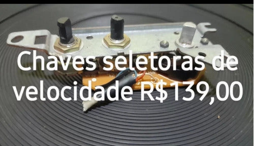 Chave Seletora De Velocidade Do Toca Disco 0