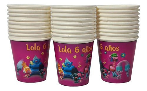 Personalized Polypaper Cups x 28 All Themes 28