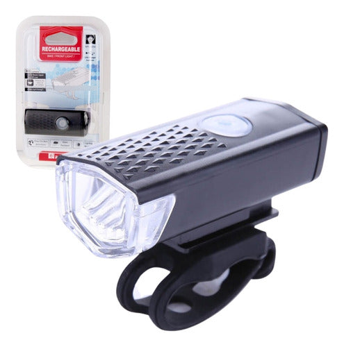 Generic Luz Usb Led Recargable Para Bicicleta Delantera 0