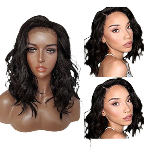 Brazillian Short Bob Synthetic Lace Front Wig 0