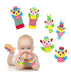 Sassy 2 Wrist Rattles 2 Socks Rattles Baby Stimulation Set 4 Pieces 1