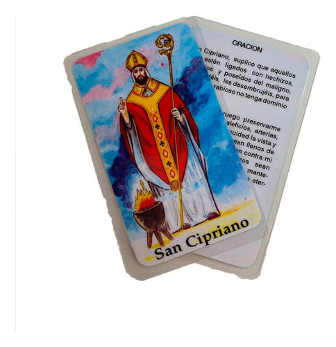 Pai João San Cipriano Laminated Prayer Card Pack of 10 0