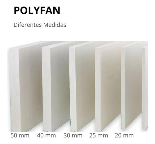 Polyfan Polyfan Corporeas Plaque 1250x600x20mm Density 33 Kg 3