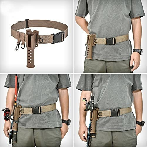 Fishing Waist Belt with Fishing Rod Support 6