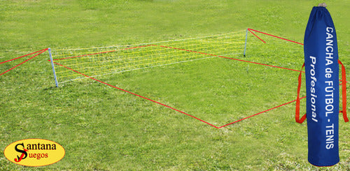 Cancha Futbol Tenis Profesional Red 4 Metros Santana Juegos 1