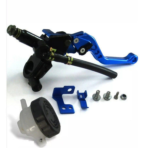 Vaimaca Motos Adjustable Brake and Clutch Levers - Hydraulic - Blue 1