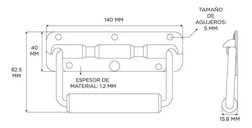 Penn Elcom Exterior Rack Handle Anvil H1053Z 1