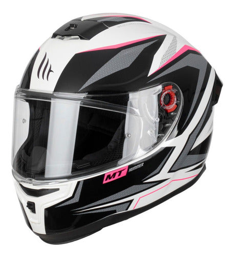 MT Helmets Stinger Hummer Integral Motorcycle Helmet - Stark Lycan Qualit 5