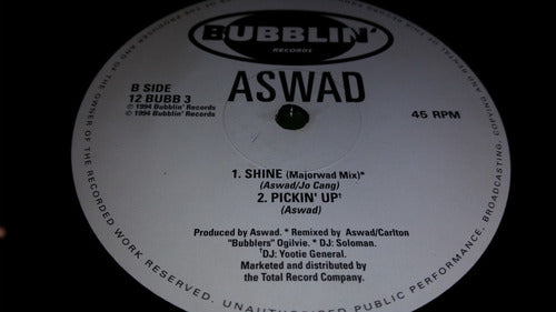 Aswad Shine Vinilo Maxi Uk Muy Buen Estado 1994 1