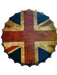 iAtik Store Vintage British Flag Metal Sign 40 Cm Diameter Retro 0