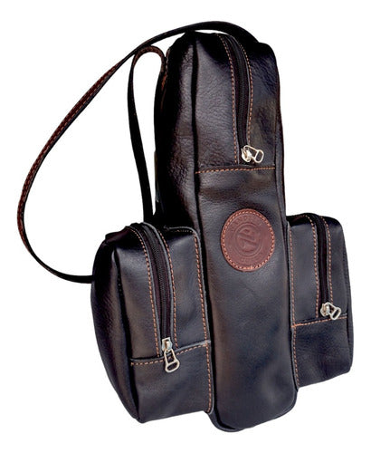 Customized ÑANDERU CUERO Mate Bag with Stanley Termo Holder in Genuine Cow Leather 11